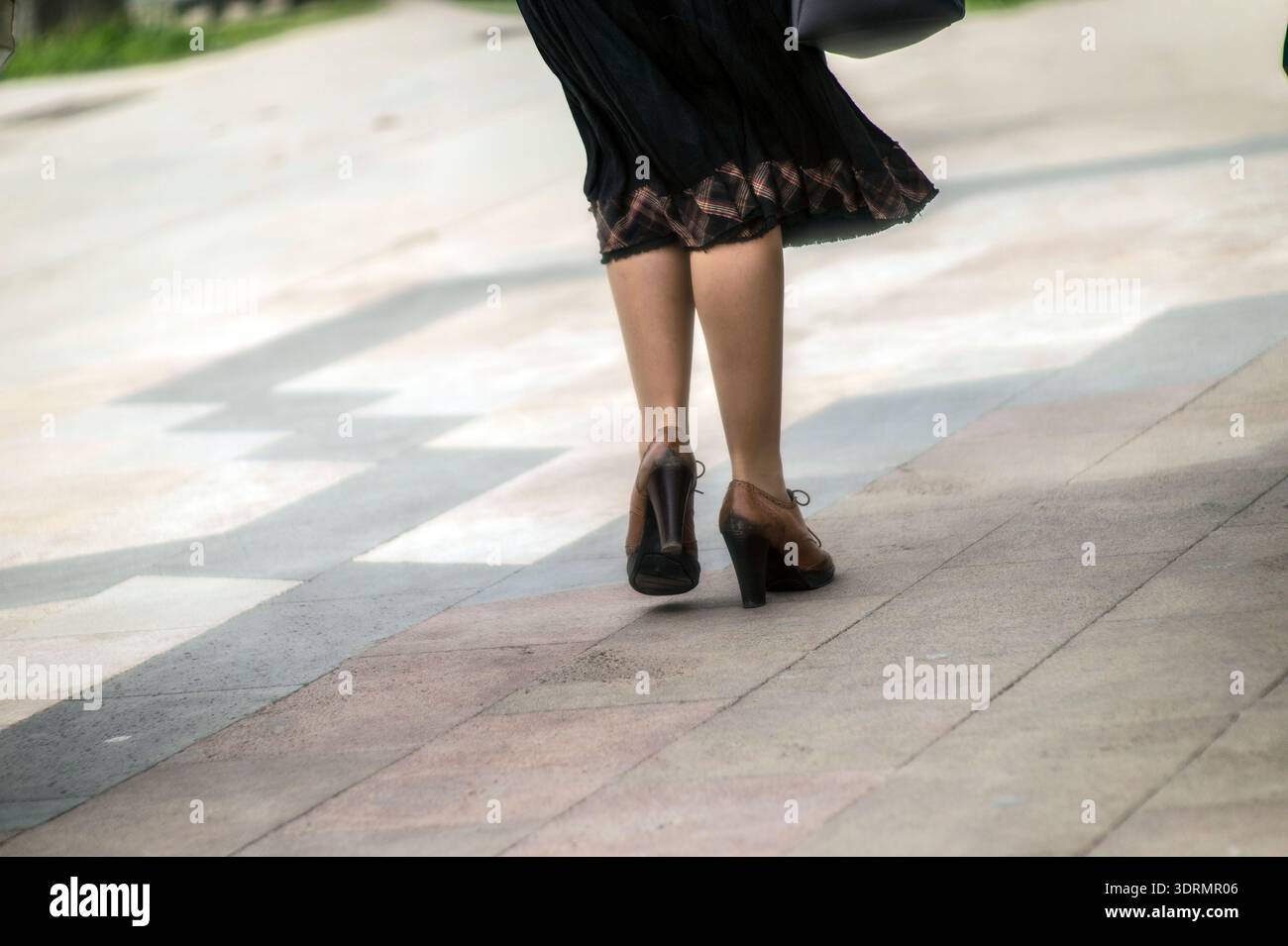 chinese dress ladies ASTON royal-black lace up boots