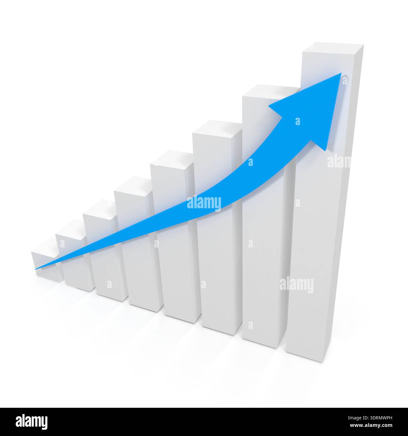 Business Line Chart Stock Photo
