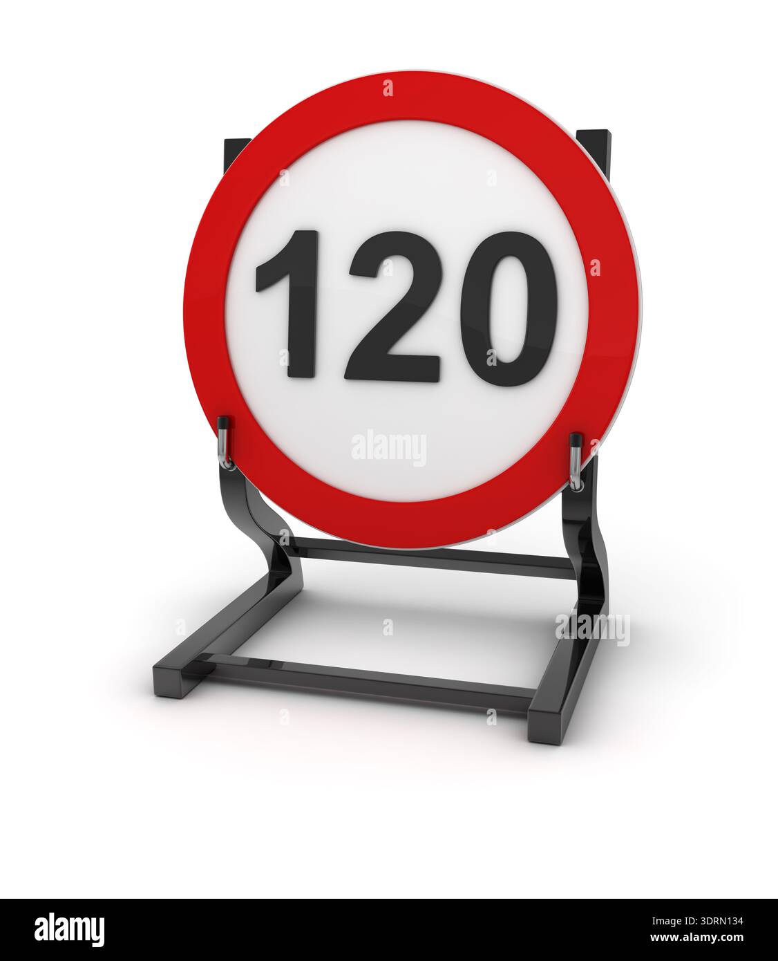120 Ma Sign 120 speed limit hi-res stock photography and images - Alamy