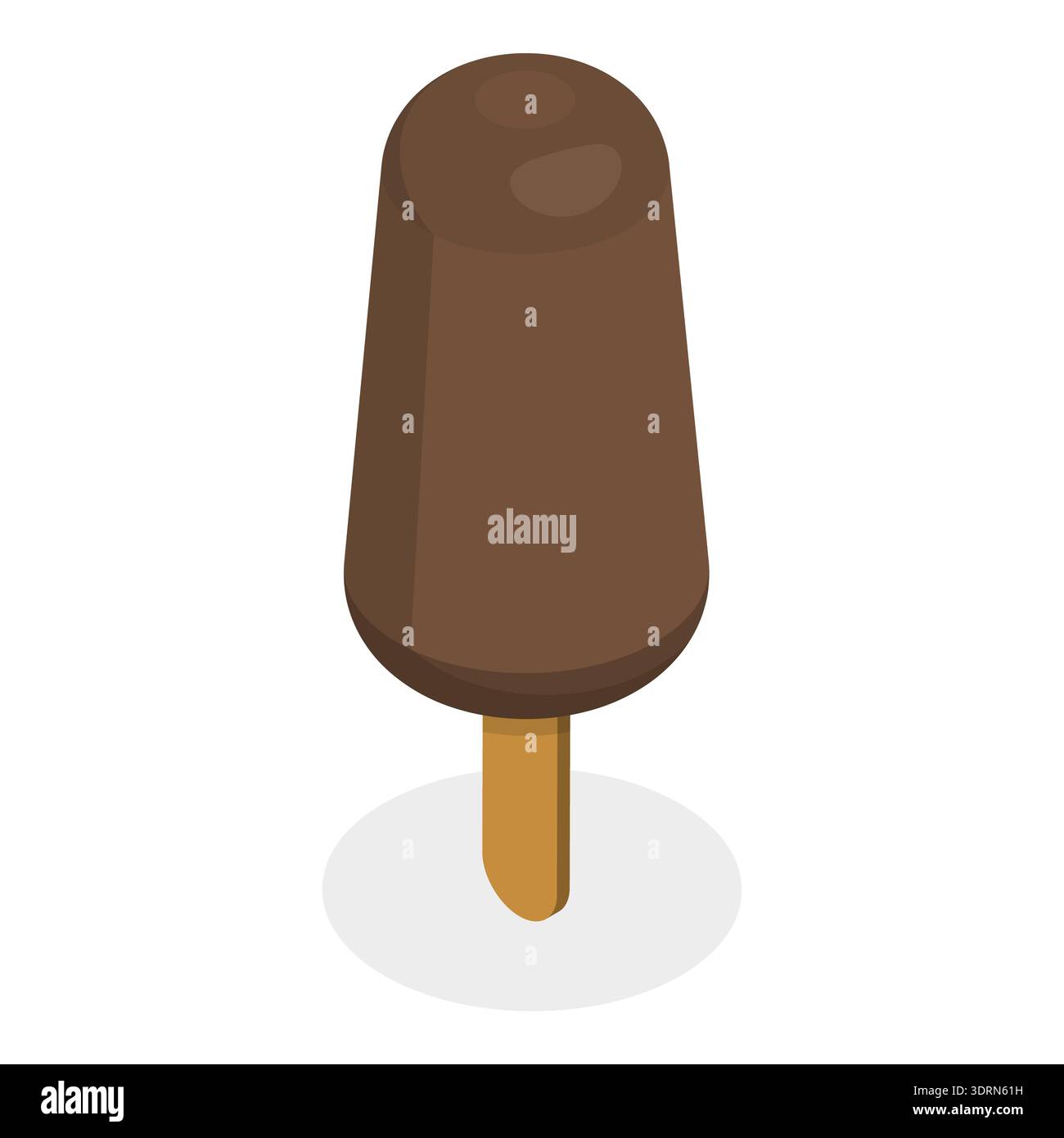 3D Isometric Flat Vector Set of Popsicles Stock Photo