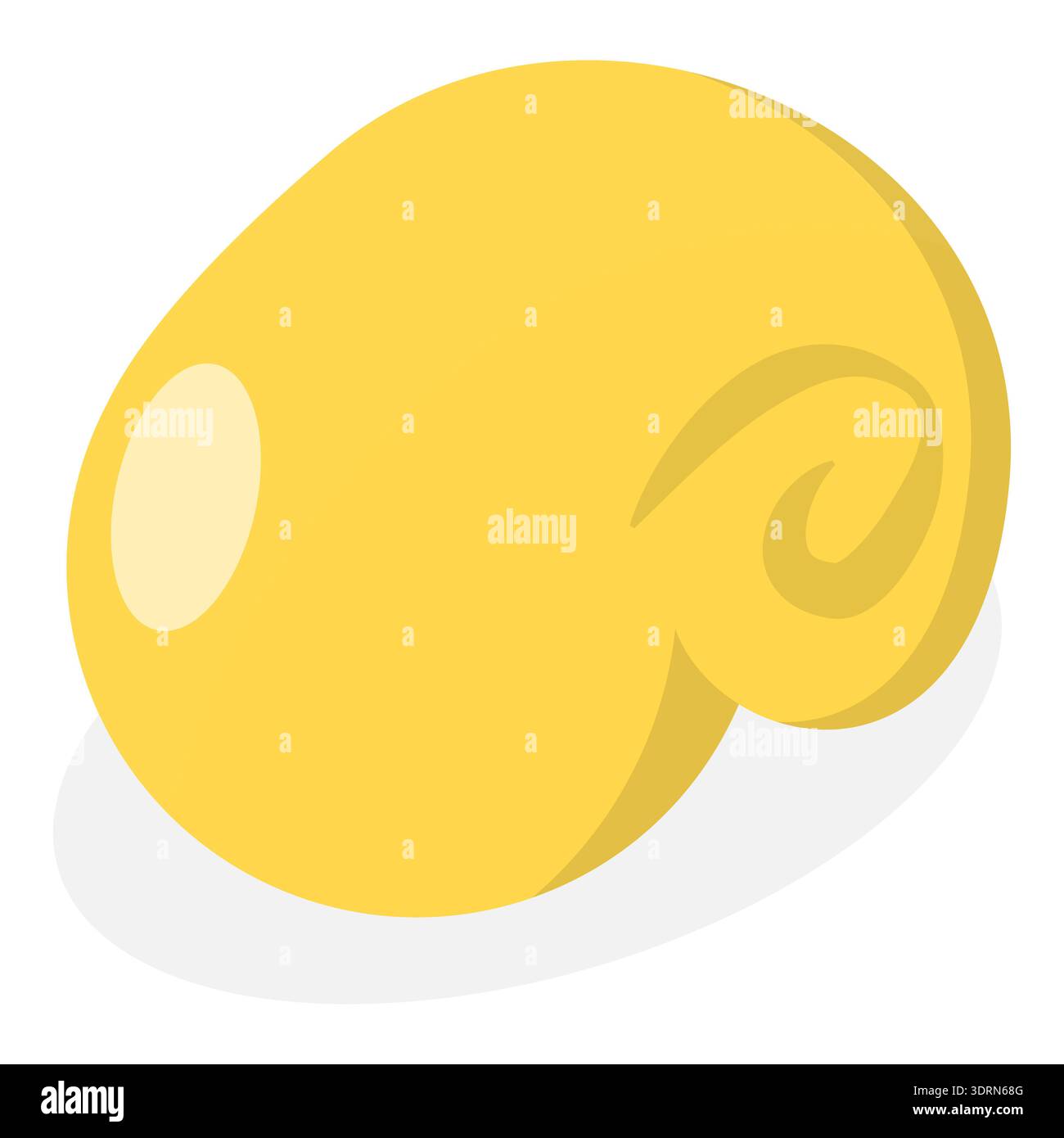 3D Isometric Flat Vector Set of Seashells Stock Photo