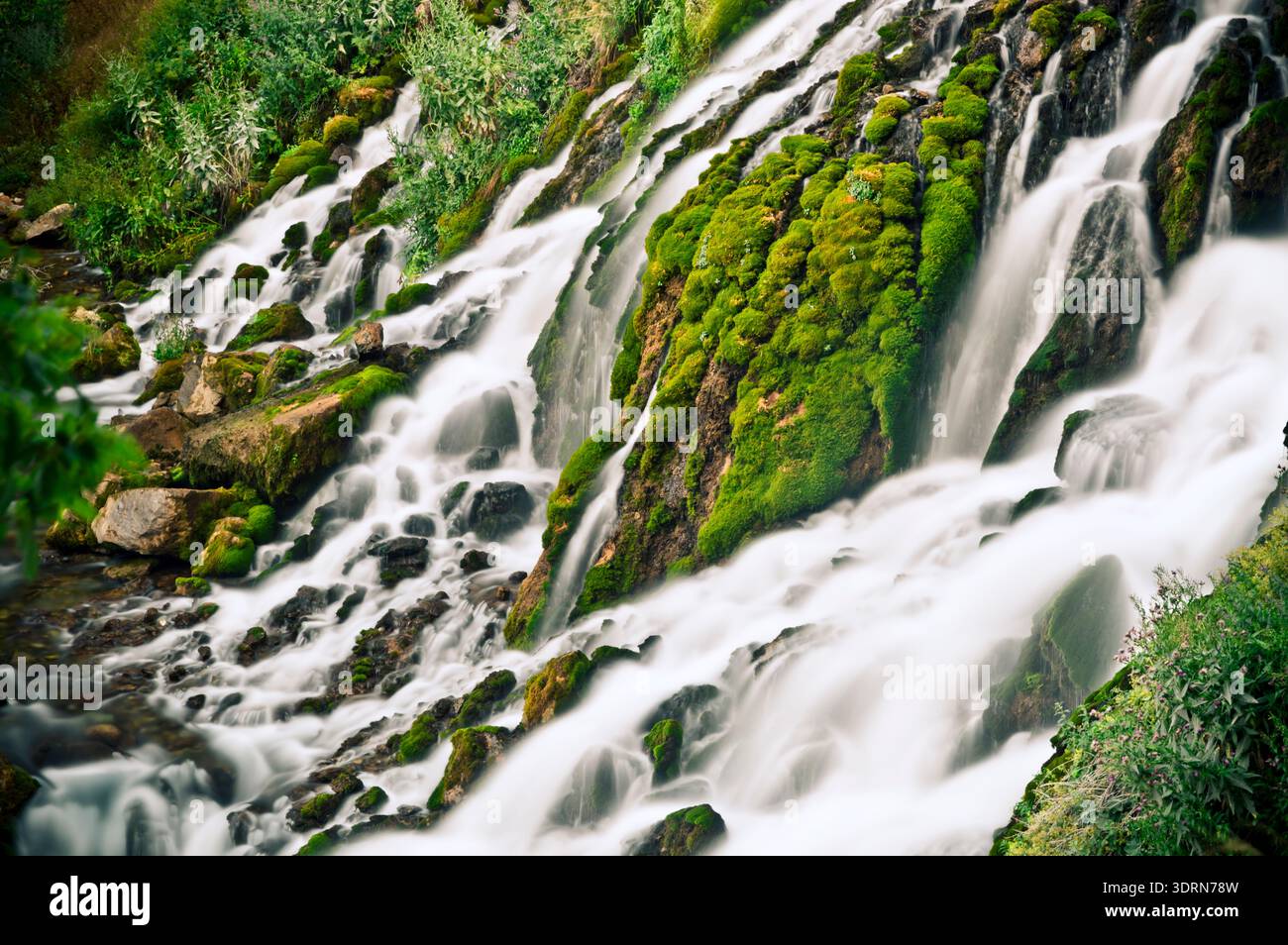 Cascading Water Stock Photo