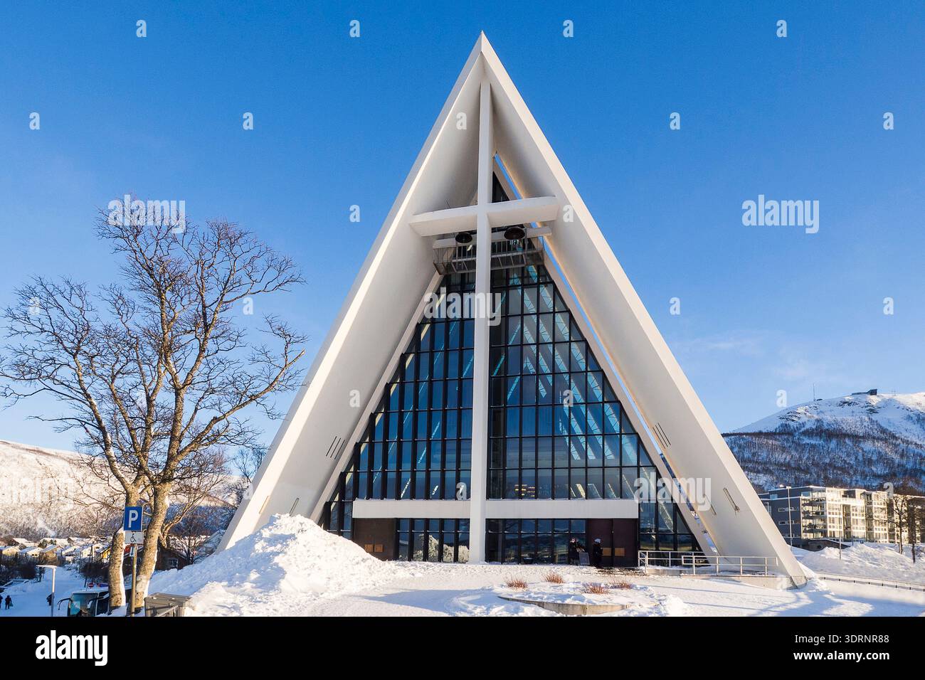 Norway - Tromso, Arctic Cathedral Stock Photo