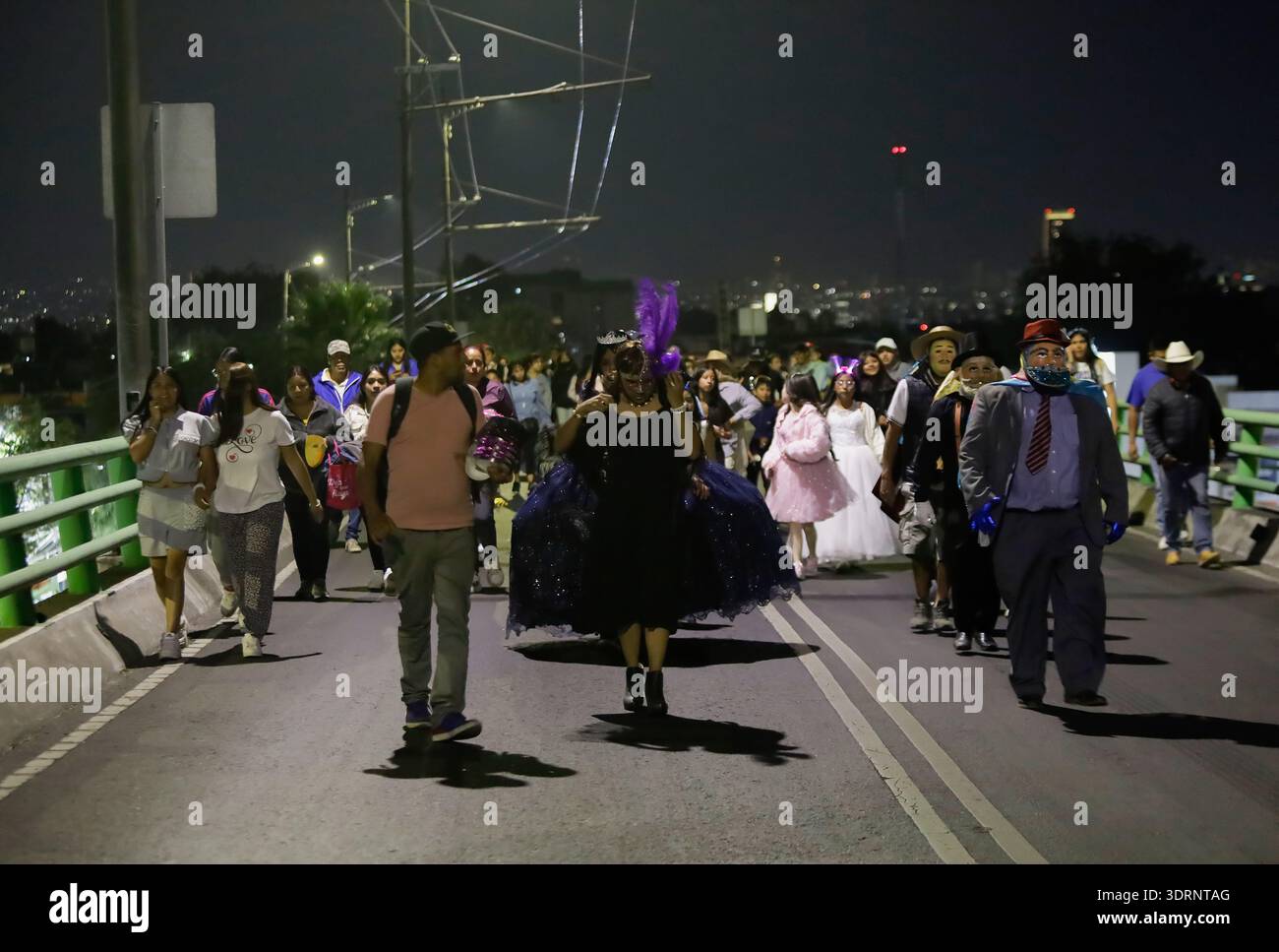 Holy Week Masks Participants seen in the Carnival of Masks and Costumes on the eve of ...