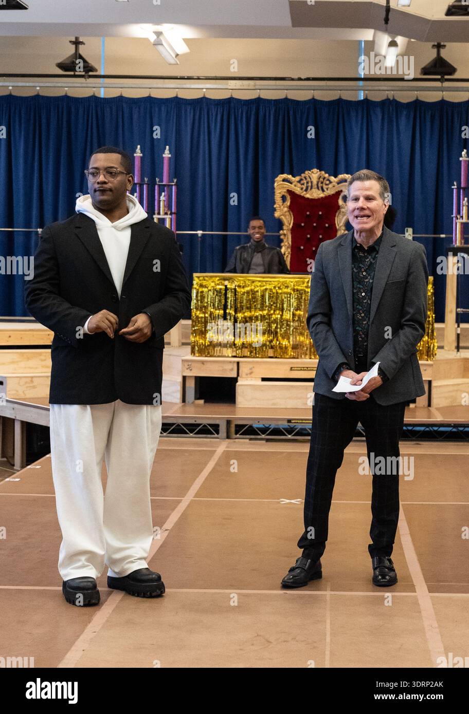 Zhailon Levingston and Bill Rauch attend press preview for upcoming ...