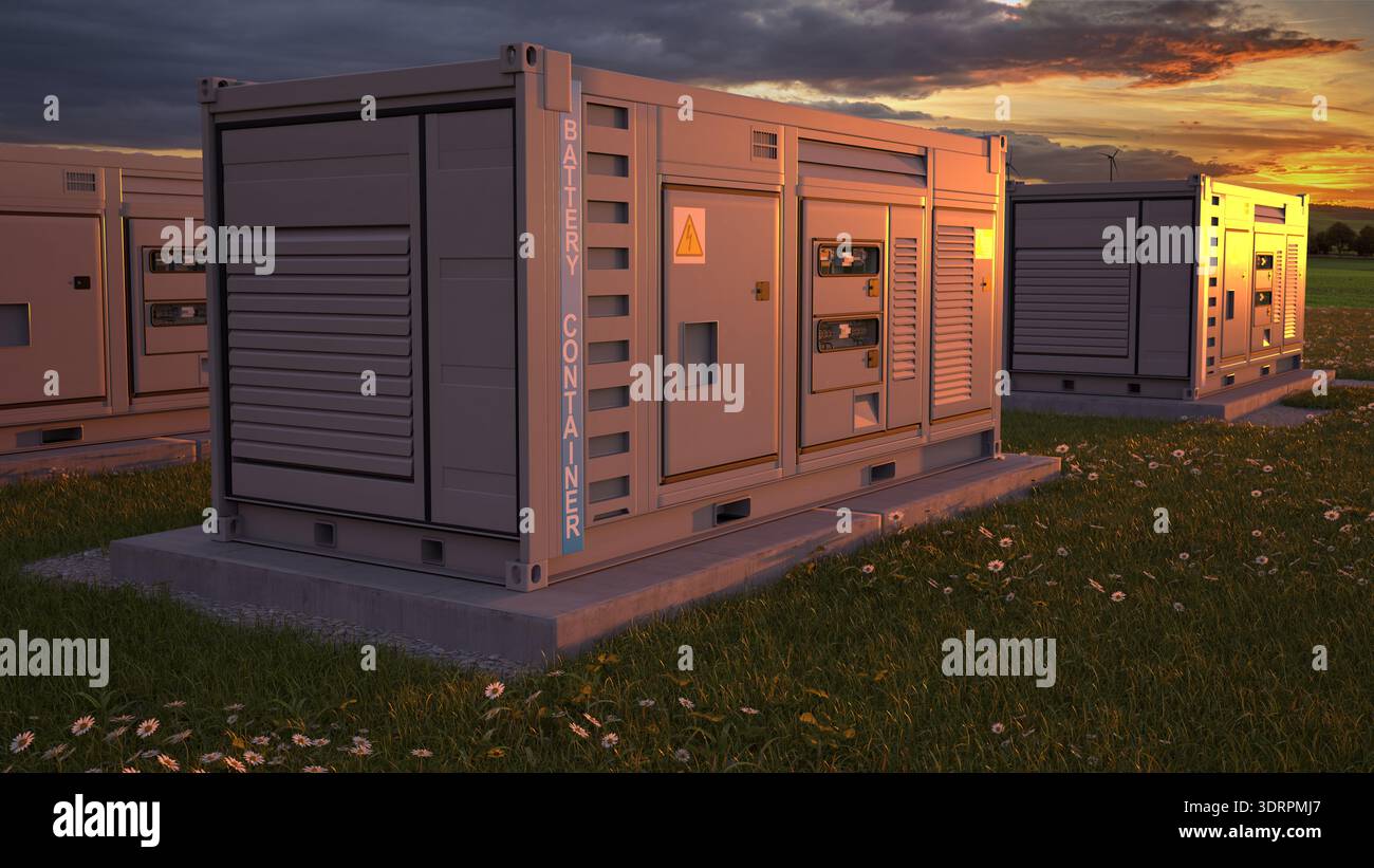 Environment For Storage Battery Energy Storage System integrated into the natural environment ...