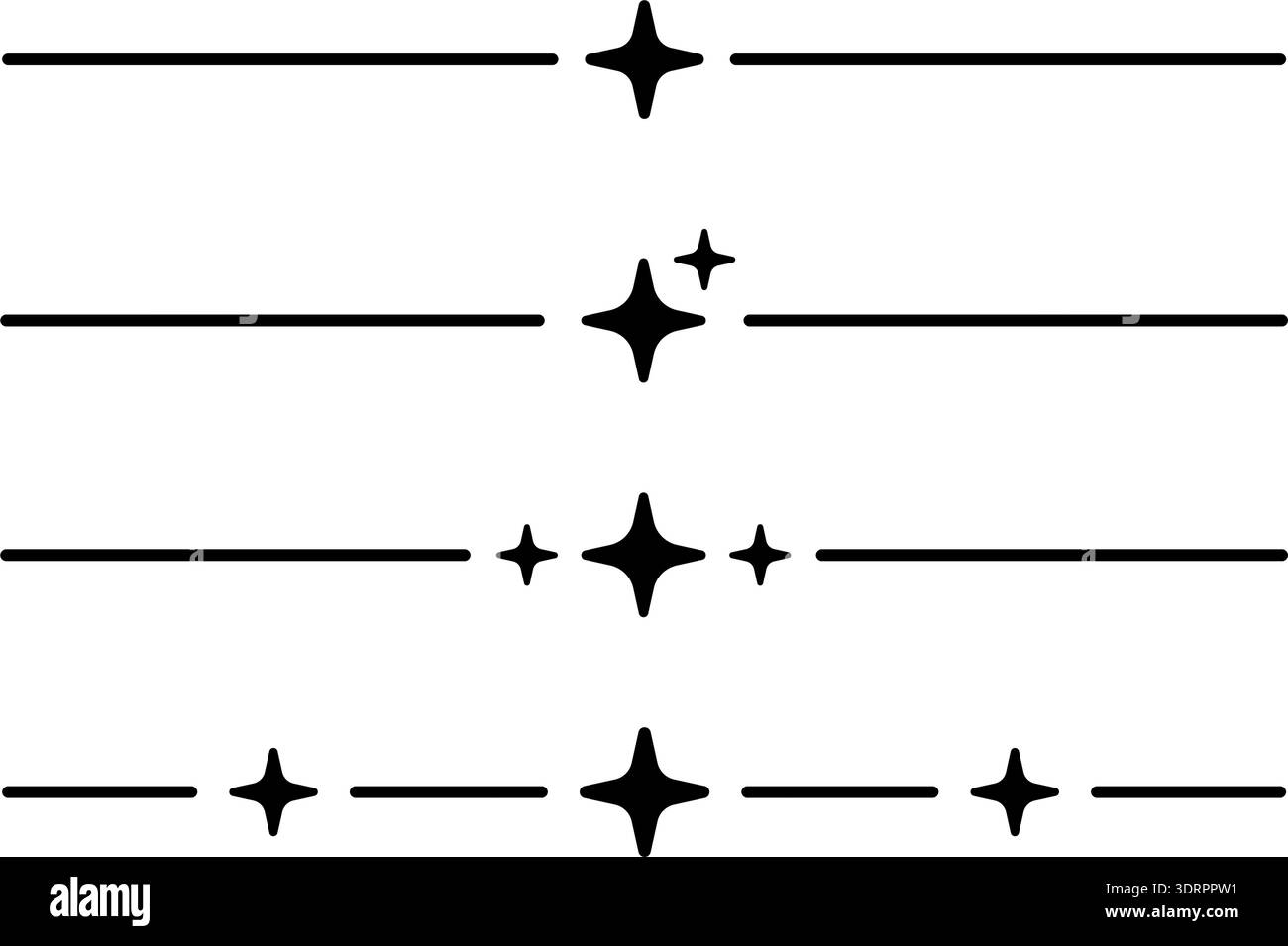AI line dividers set. Artificial intelligence border. Technology ...