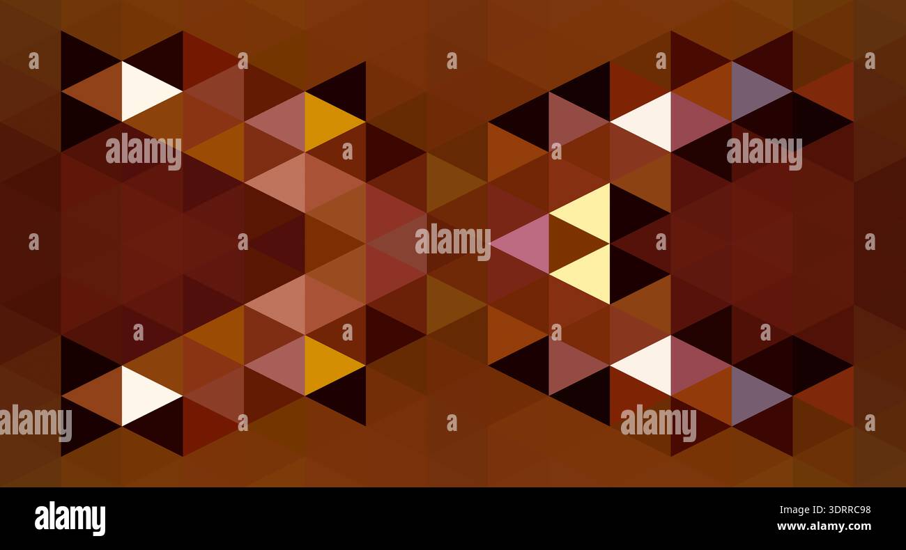 Interlocking Triangle a digital geometric abstract artwork featuring a pattern of ...