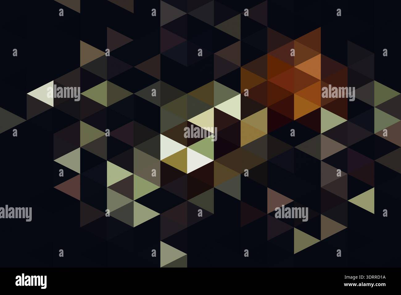 Interlocking Triangle a digital geometric abstract artwork featuring a pattern of ...
