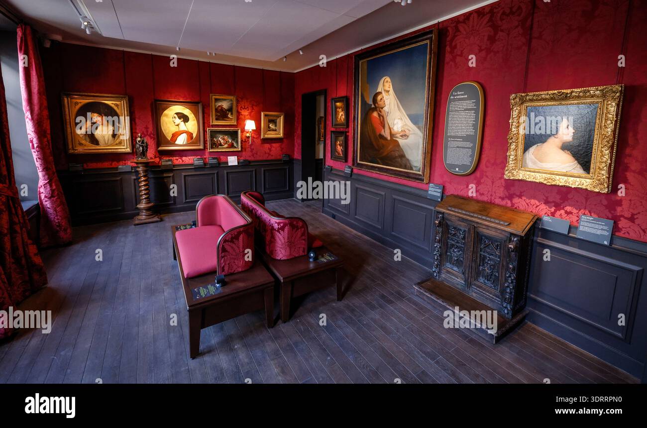 REOPENING MUSEUM OF ROMANTIC LIFE PARIS Stock Photo