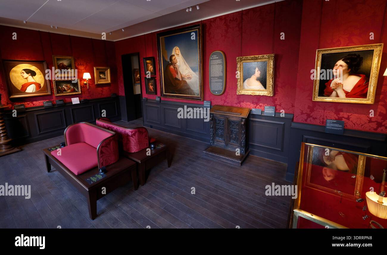 REOPENING MUSEUM OF ROMANTIC LIFE PARIS Stock Photo