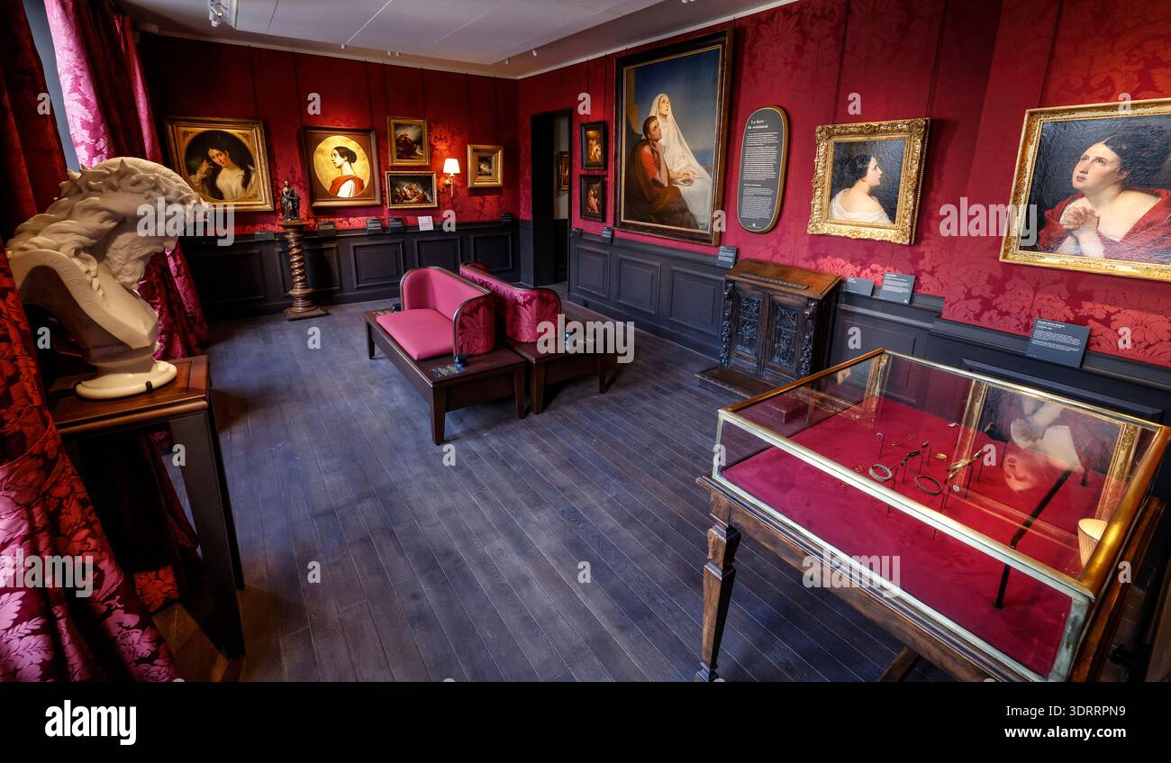 REOPENING MUSEUM OF ROMANTIC LIFE PARIS Stock Photo