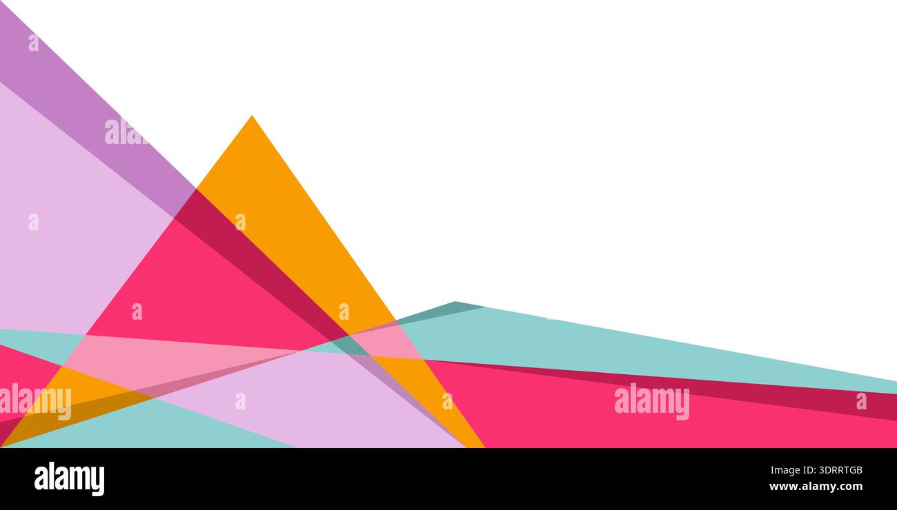 Abstract colorful banner template design background Vector Stock Vector