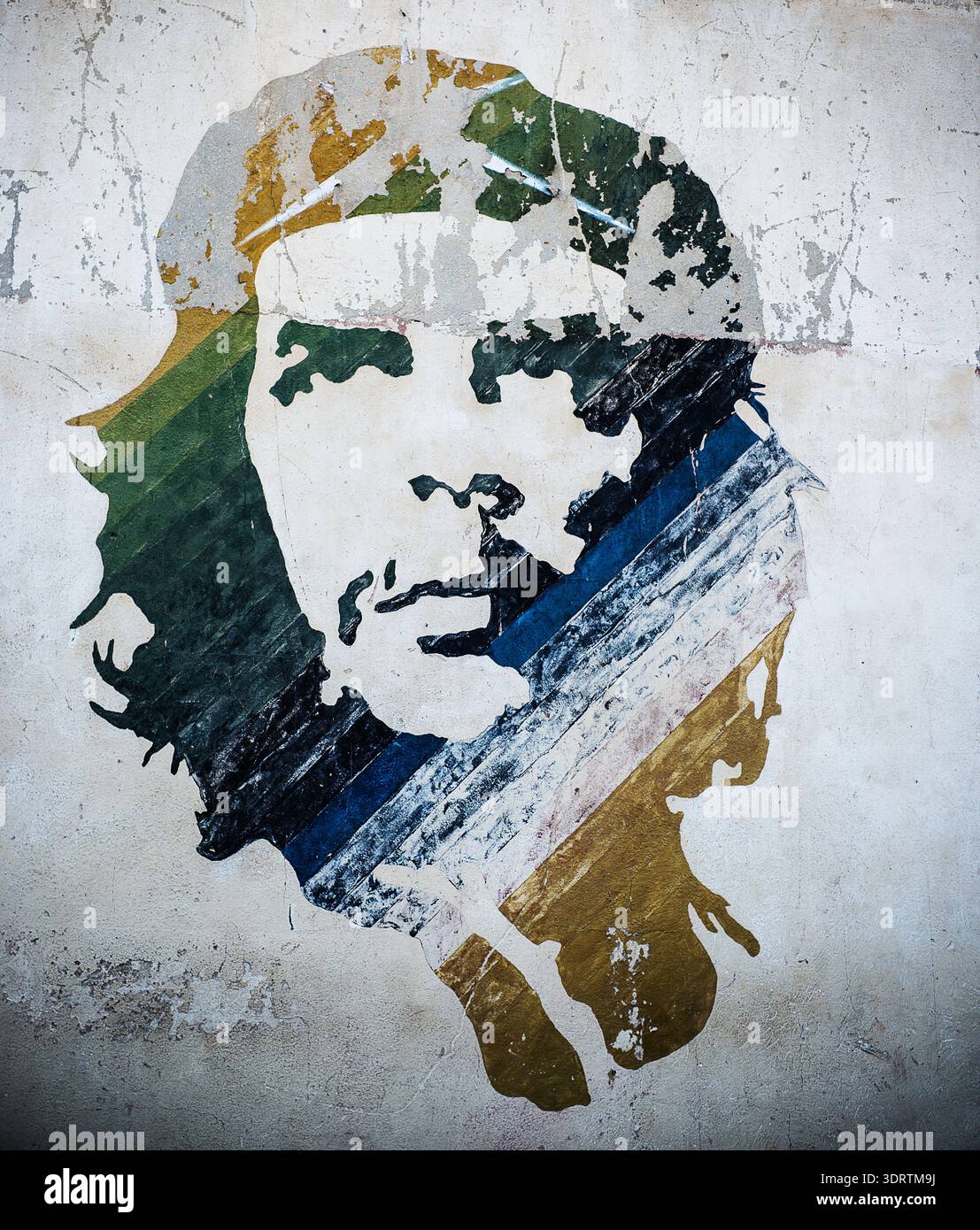 Colorful street mural of Ernesto 'Che' Guevara, a key figure in the ...