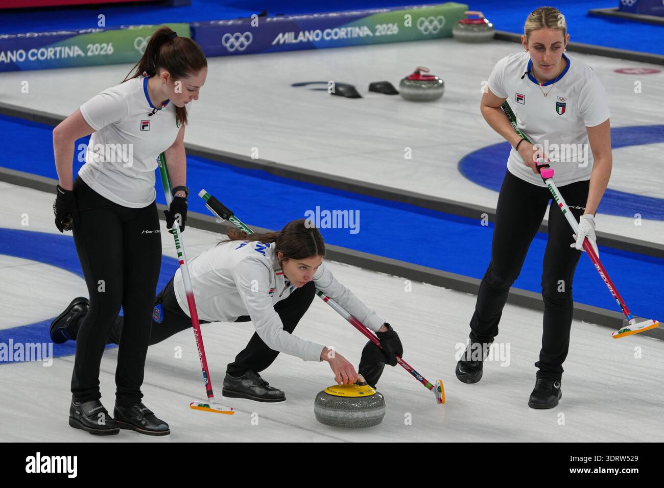 Italy's Stefania Constantini, Elena Mathis, and Rebecca Mariani in ...