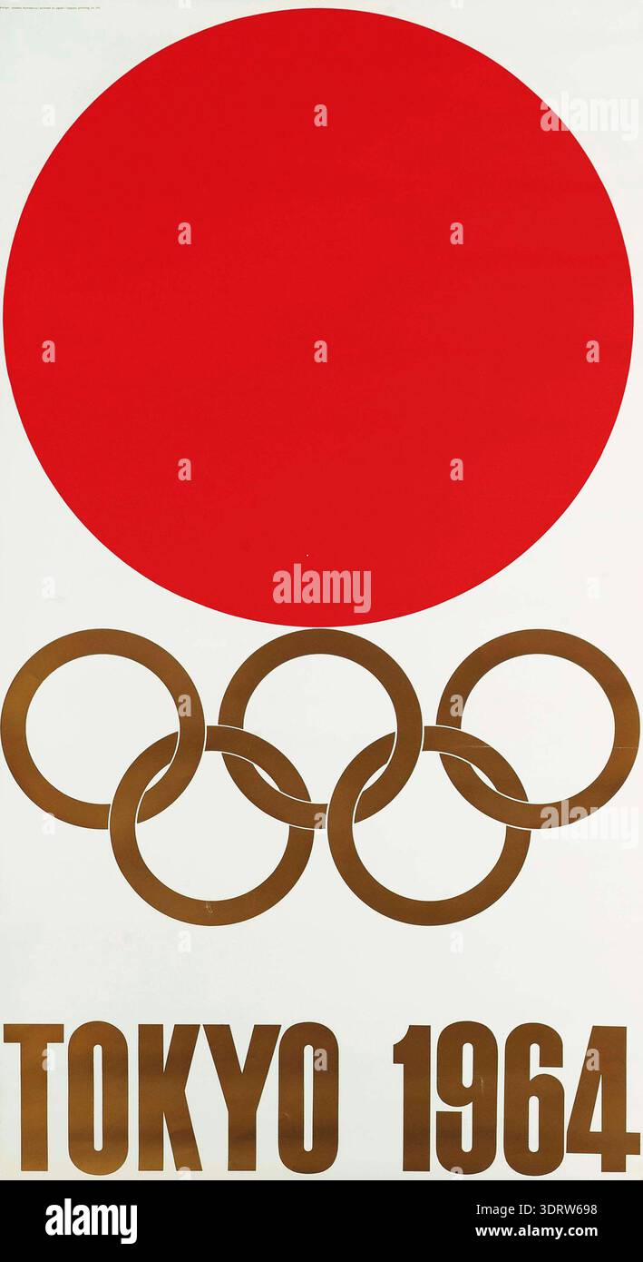 Tokyo olympic games poster hi-res stock photography and images - Alamy