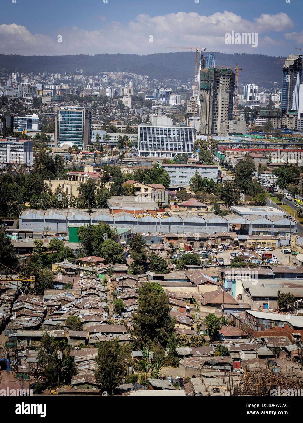 Stadtansicht Addis Abeba Addis Abeba Aethiopien *** City view Addis ...