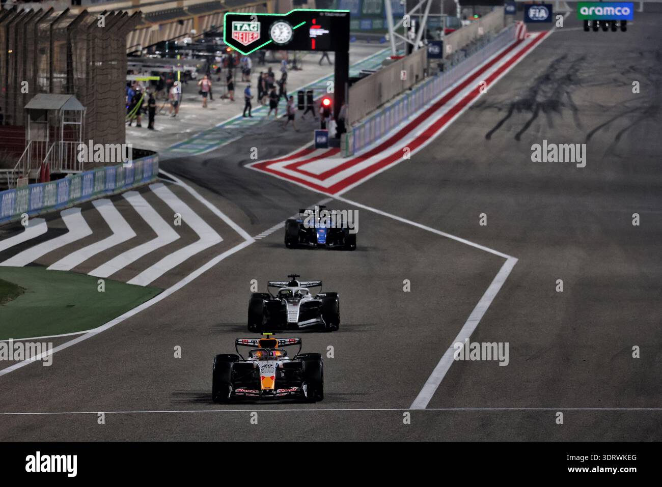 Vcarb Bahrain Testing Liam Lawson (NZL) Racing Bulls Formula One Team VCARB 03 leaves the ...