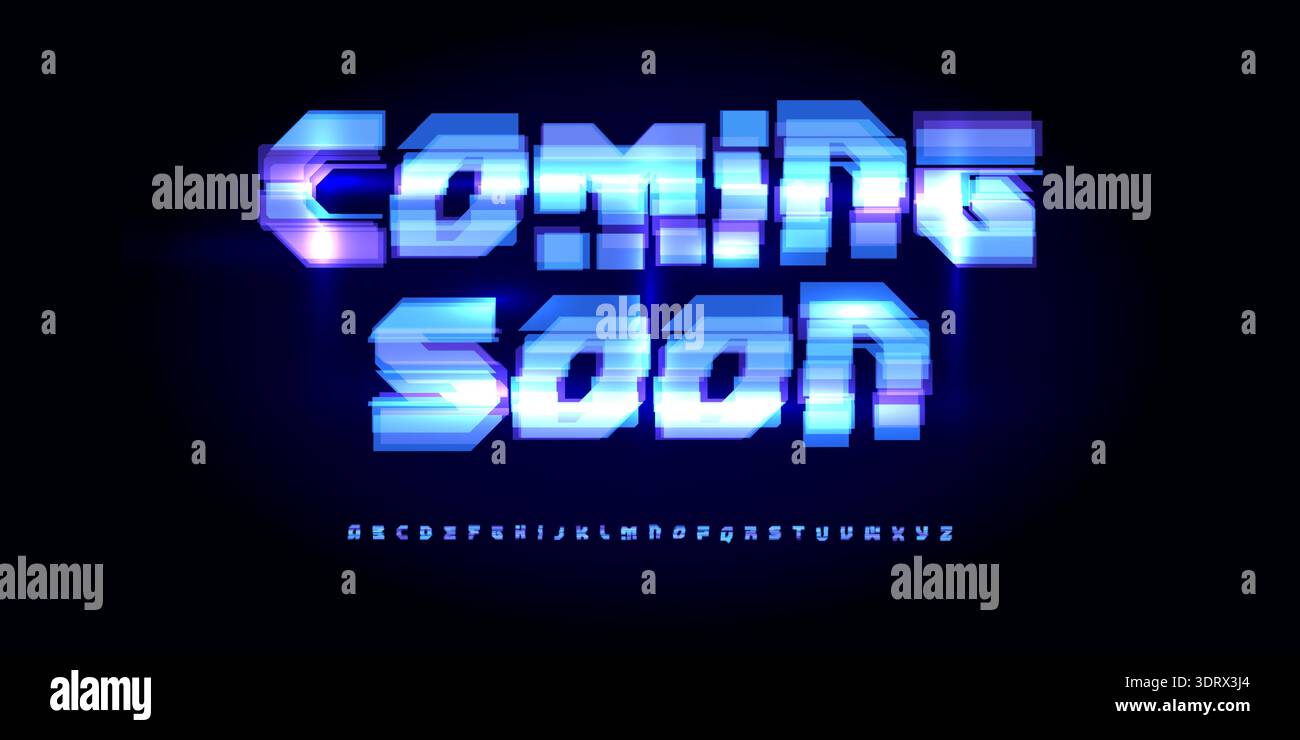 Coming Soon Banner for Digital Conference, Techno Product Launch ...