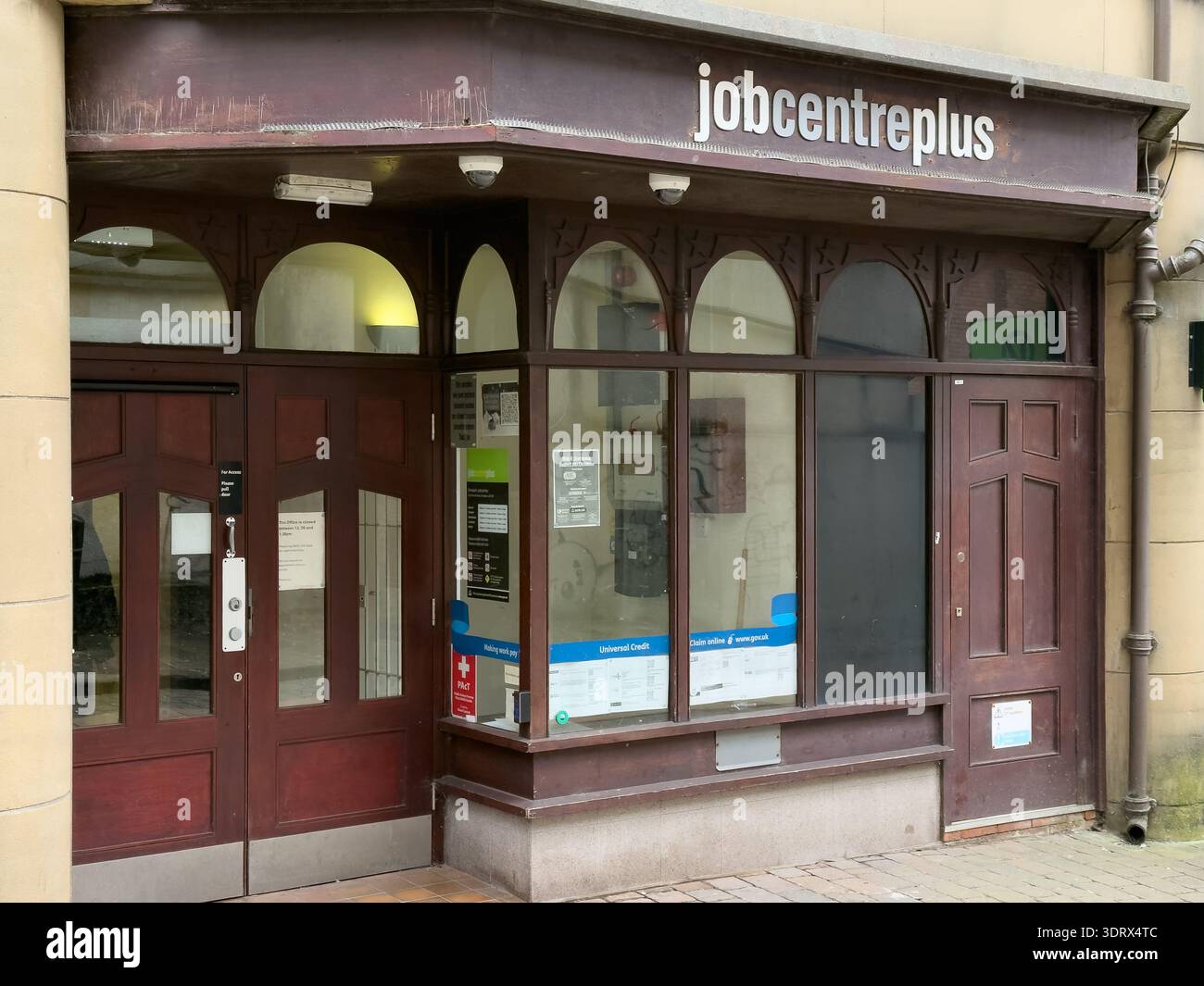 Job Centre plus in Ormskirk Lancashire 18th February 2026 - Smartphone Captured Stock Image