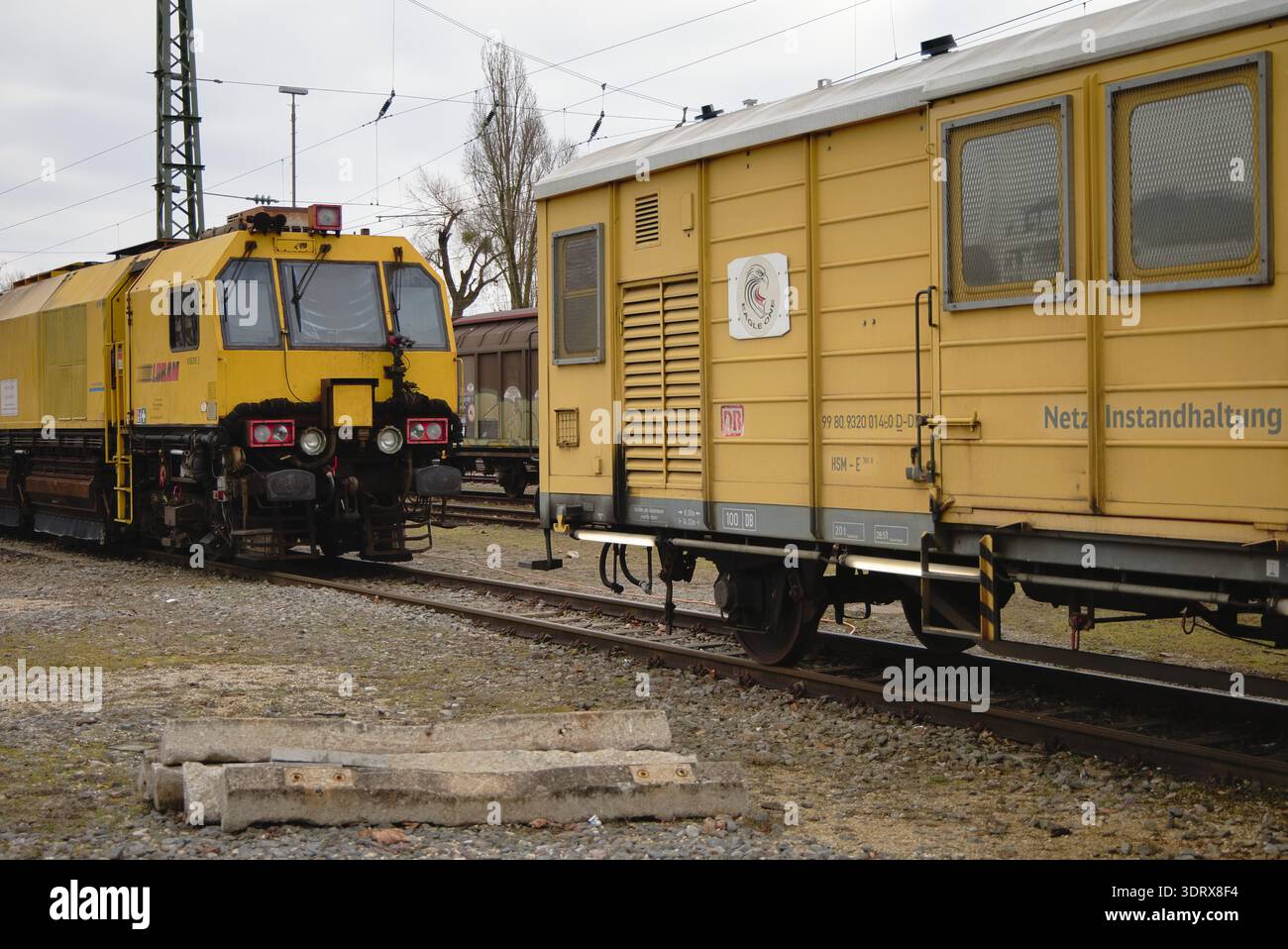 RGI Loram Rail Grinder Stock Photo - Alamy