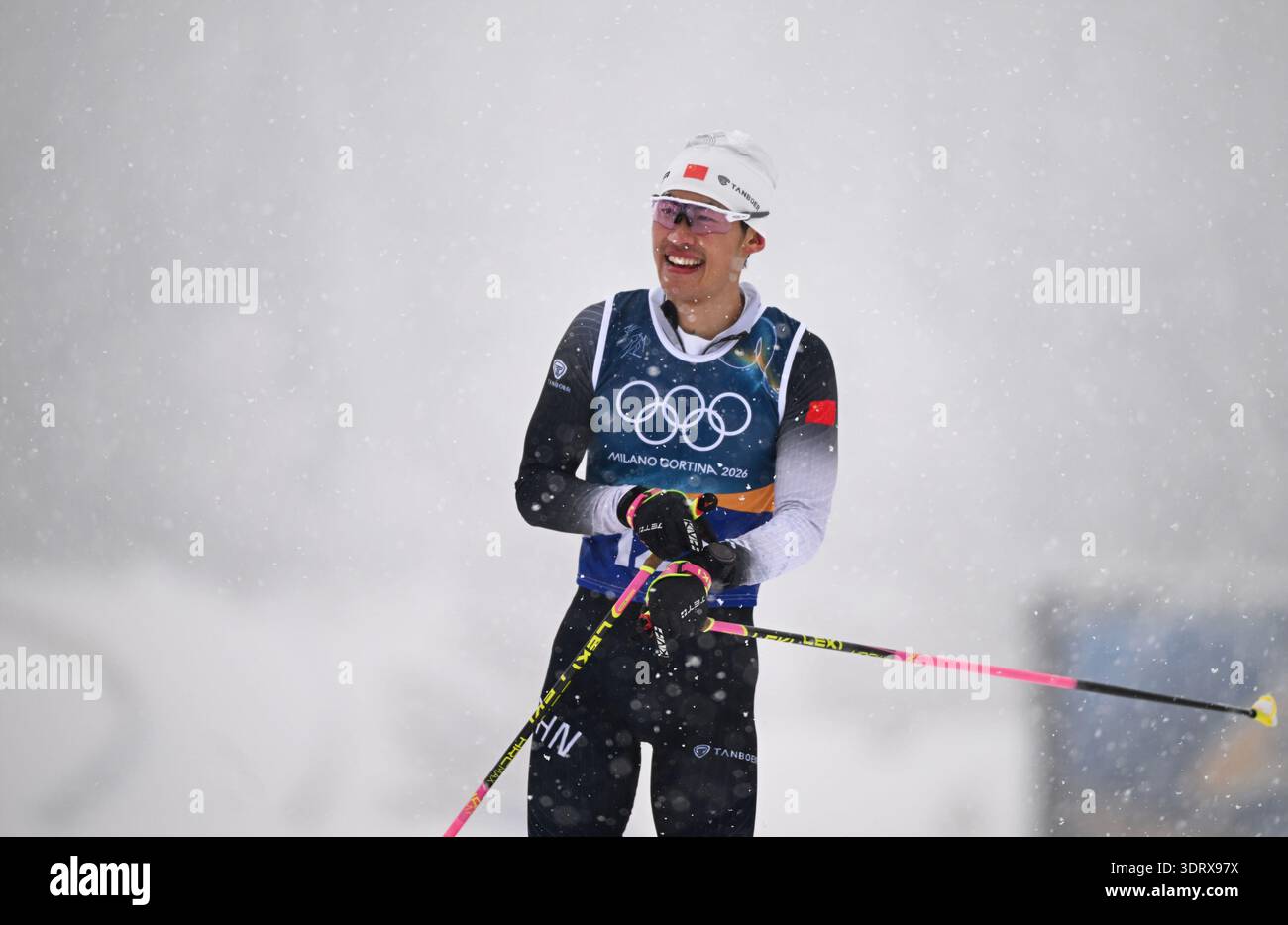 (260219) -- TESERO, Feb. 19, 2026 (Xinhua) -- Zhao Jiawen of China ...