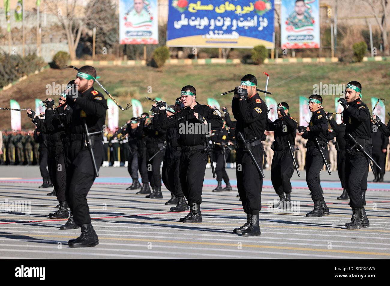 Iran Police Ranks February 17, 2026, Tehran, Iran: Members of the Iranian police force ...