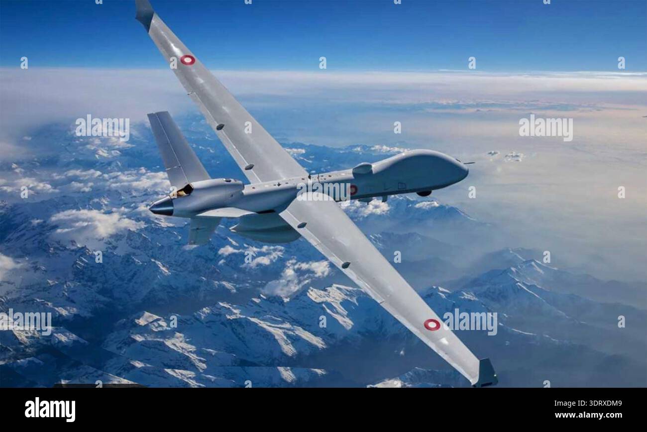 GENERAL ATOMICS AERONAUTICAL MQ 9B SKY GUARDIAN unmanned aerial system ...