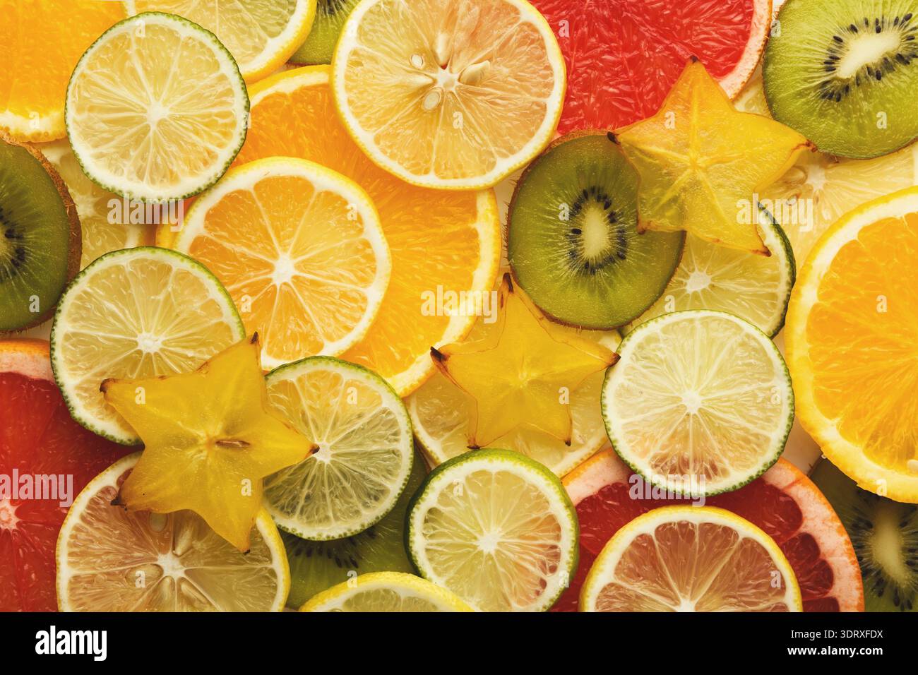Collage citrus fruits tropical hi-res stock photography and images - Alamy