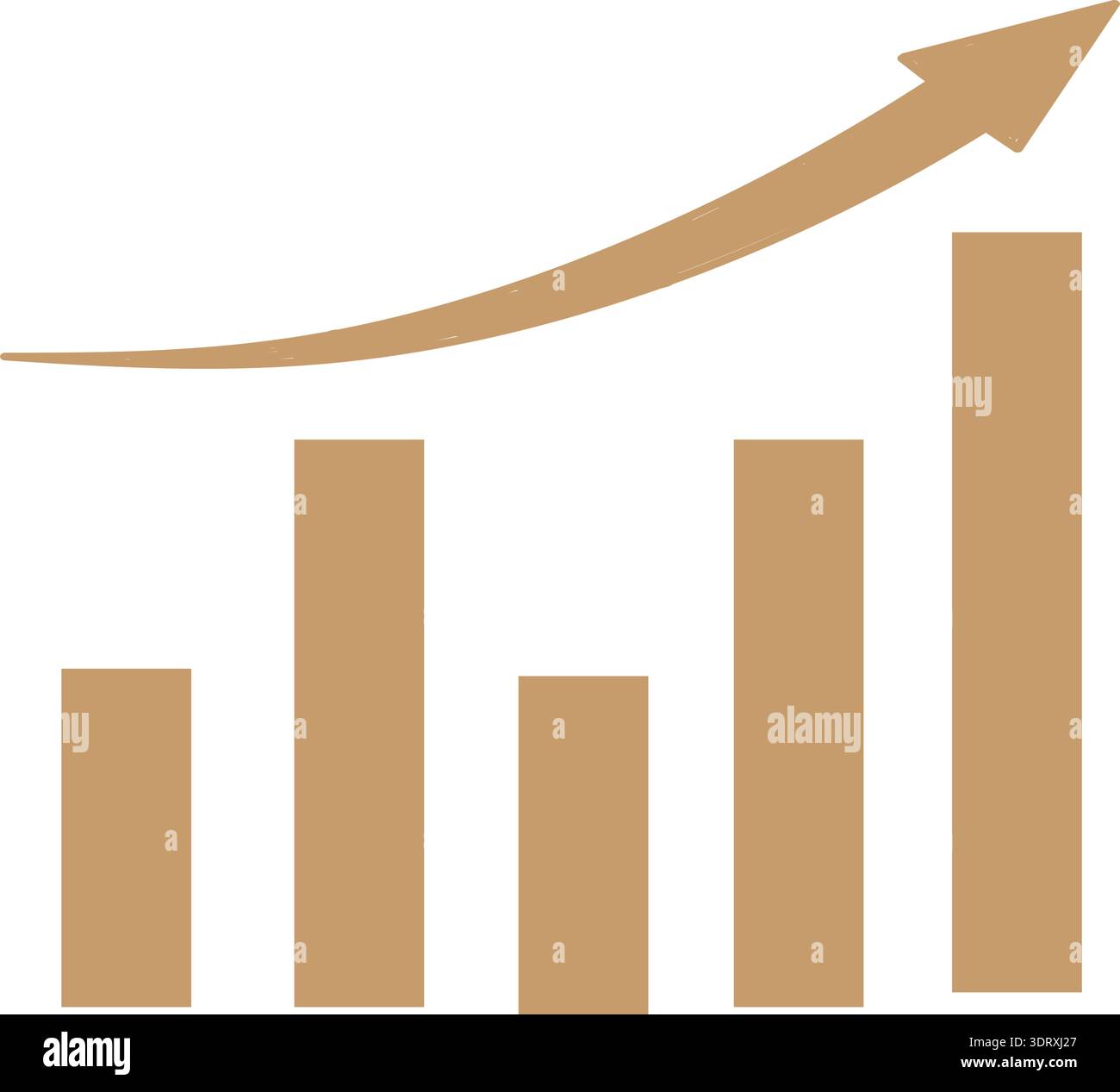 Graph Getting Higher An image depicting a bar graph with an upward trend, where each ...