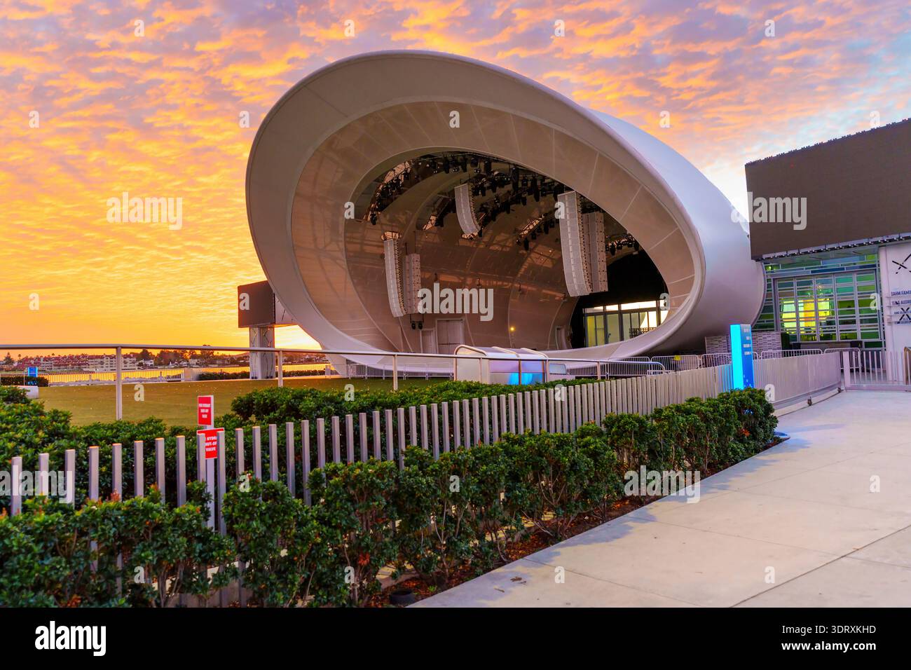 San Diego, California - December 30, 2025: Close-up view of the modern ...