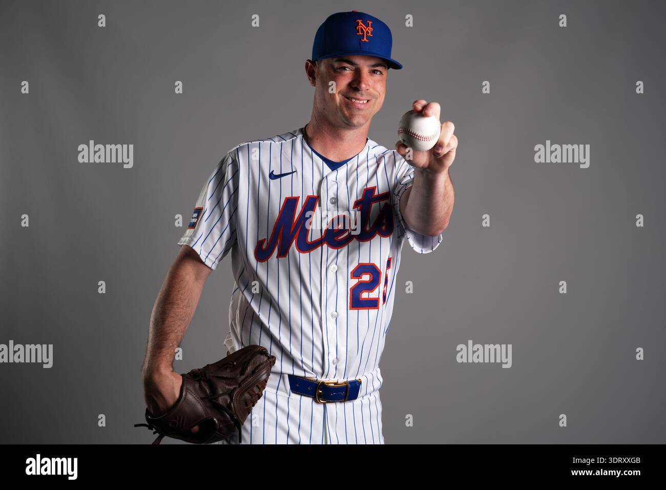 This is a 2026 photo of Brooks Raley of the New York Mets baseball team ...