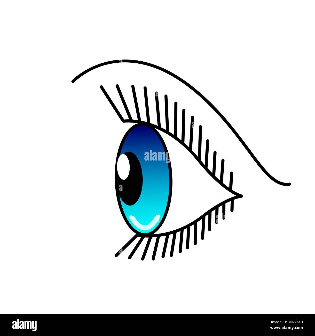 Illustration of an abstract human eye Stock Vector Image & Art - Alamy