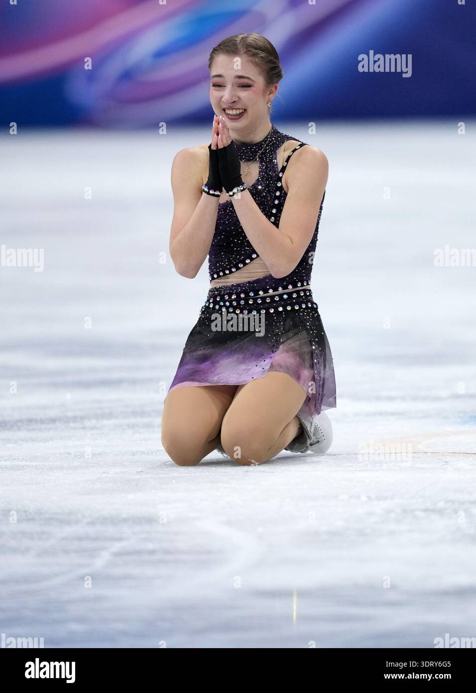 Milan, Italy. 19th Feb, 2026. Olga Mikutina of Austria competes