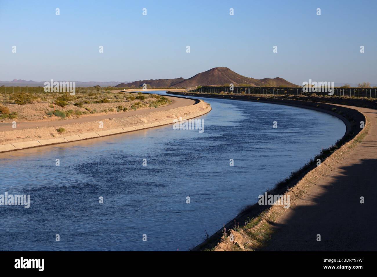 View of the Central Arizona Project, or CAP that brings Colorado River ...