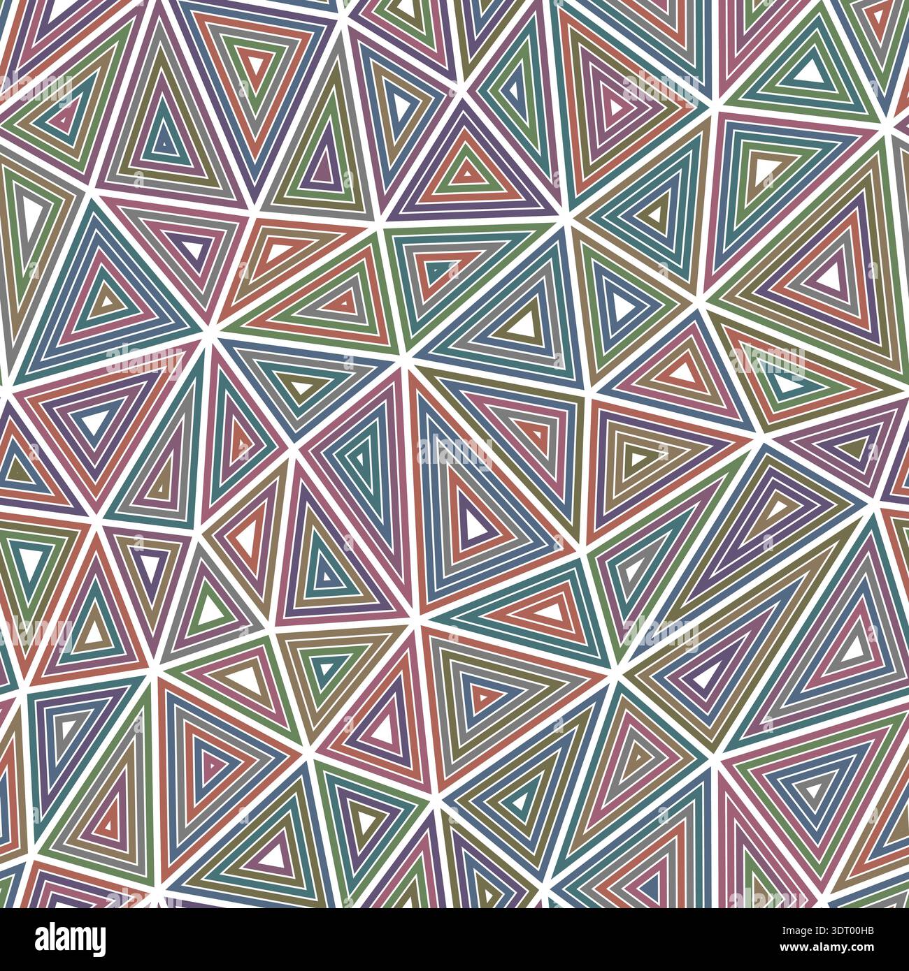Vector science background with large shape sizes and multiple repeated inner triangles. Stock Vector