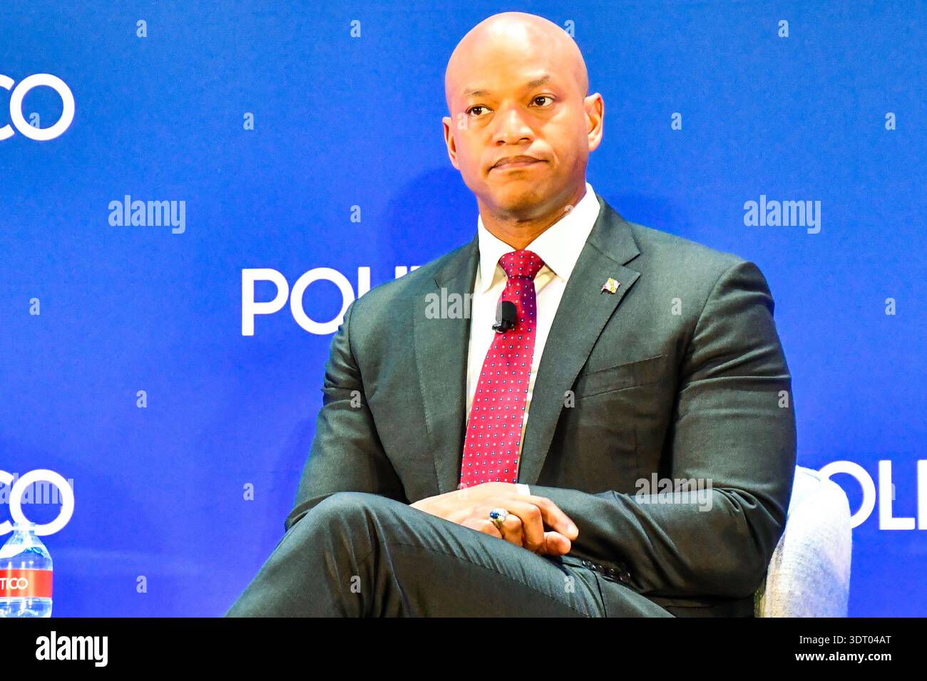 Gov. Wes Moore of Maryland the Politico Governors Summit, 19 Feb. 2026 Stock Photo