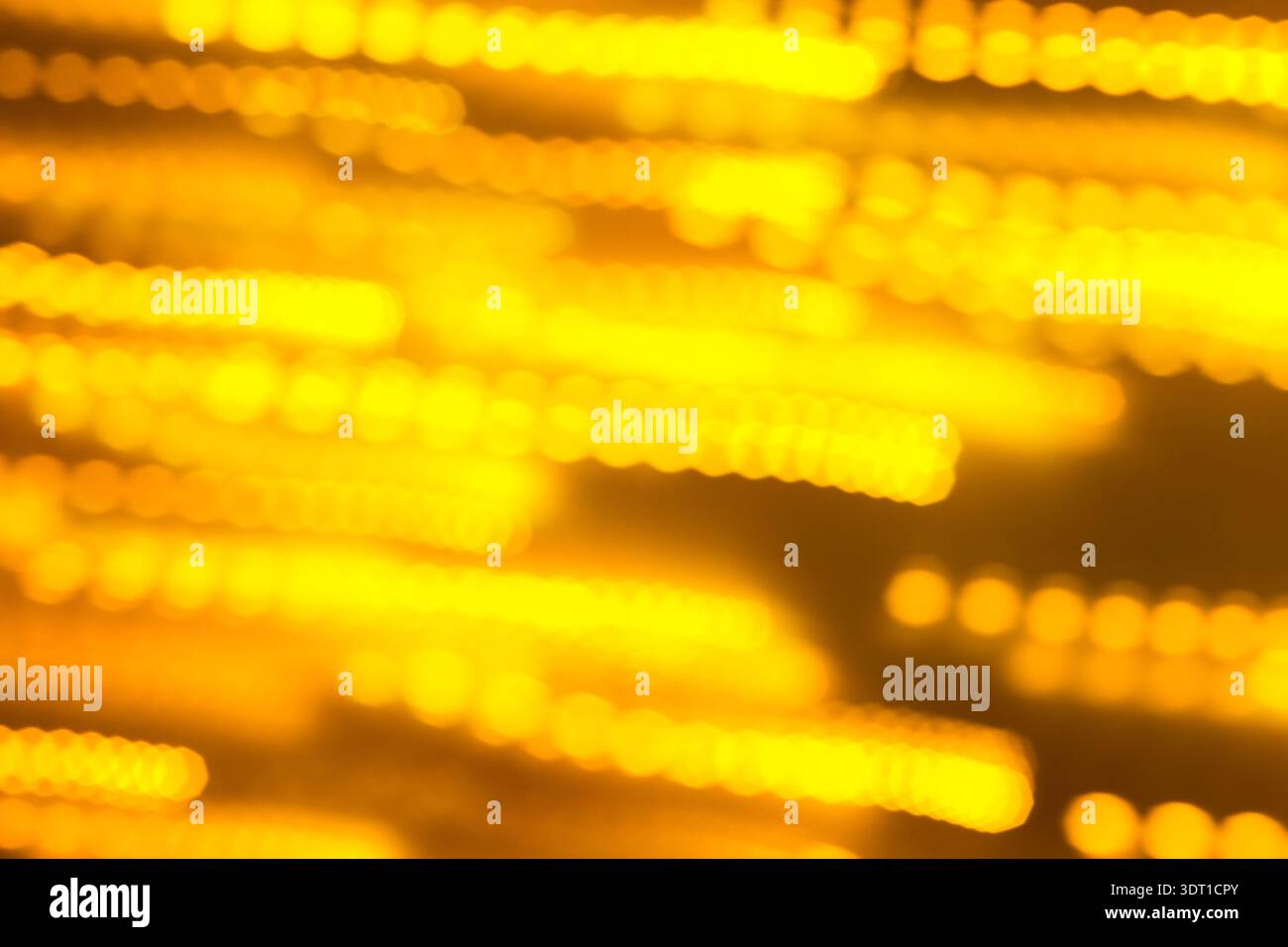 Yellow Light Topic Collage of Glowing Yellow Lights in a Set of Blurred Lines Stock Photo ...