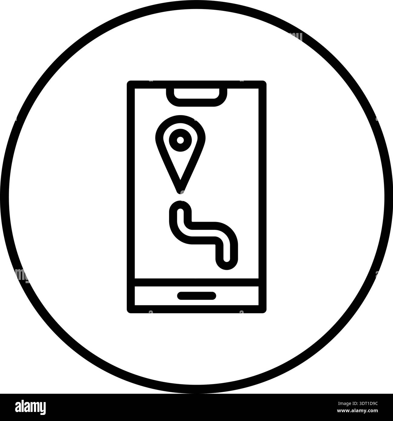 Map Vector Icon Design Illustration Stock Vector Image & Art - Alamy