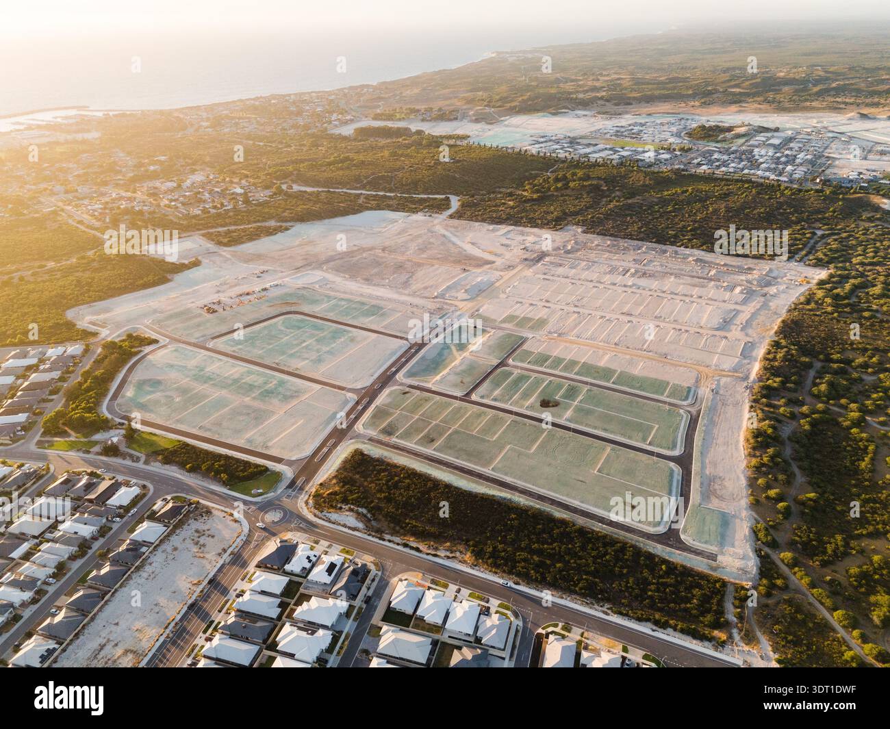 Aerial view sprawling plots hi-res stock photography and images - Alamy