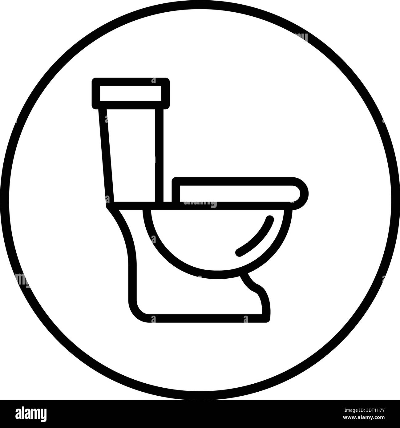Toilet Vector Icon Design Illustration Stock Vector
