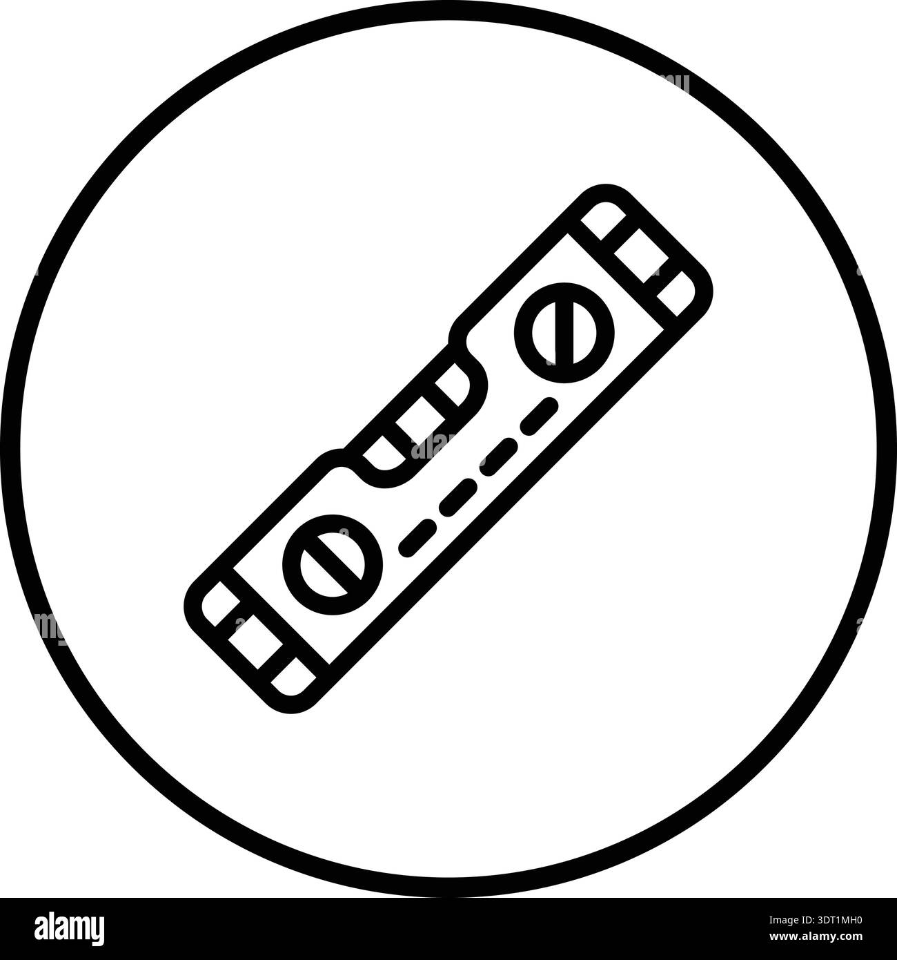 Spirit level Vector Icon Design Illustration Stock Vector