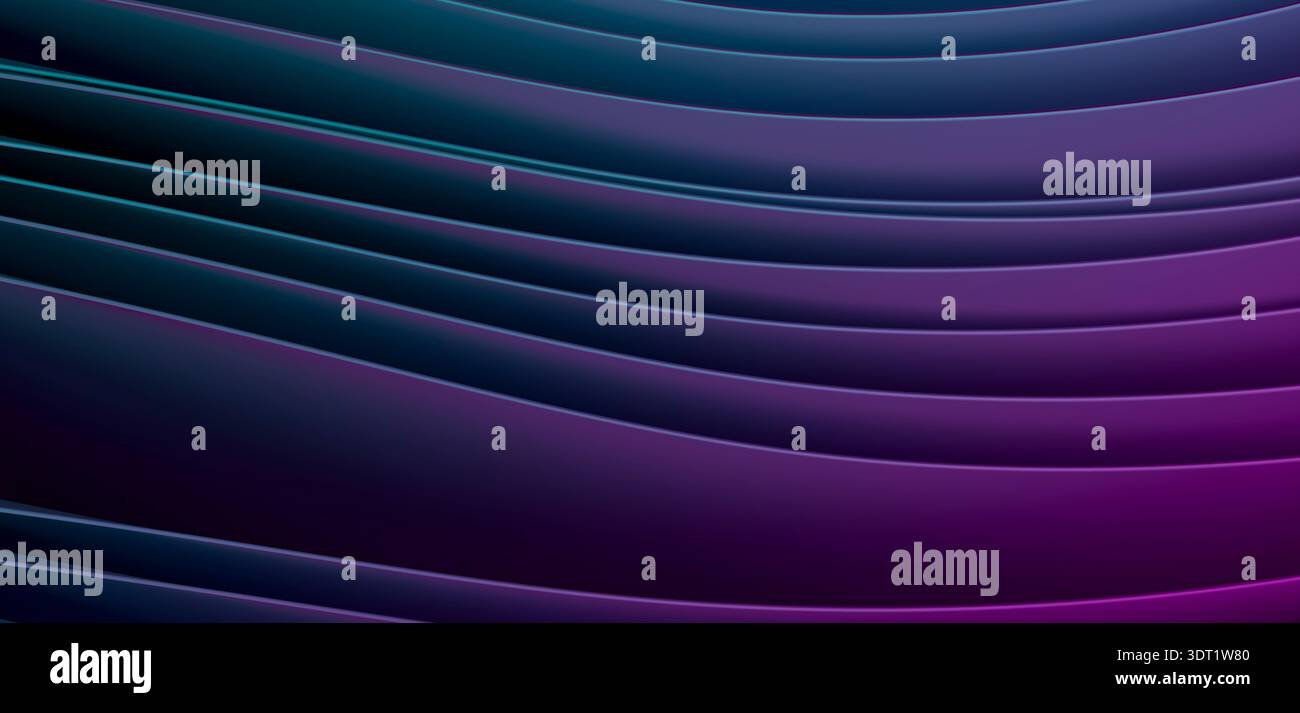 Illustration of abstract purple waves with a smooth gradient, creating ...