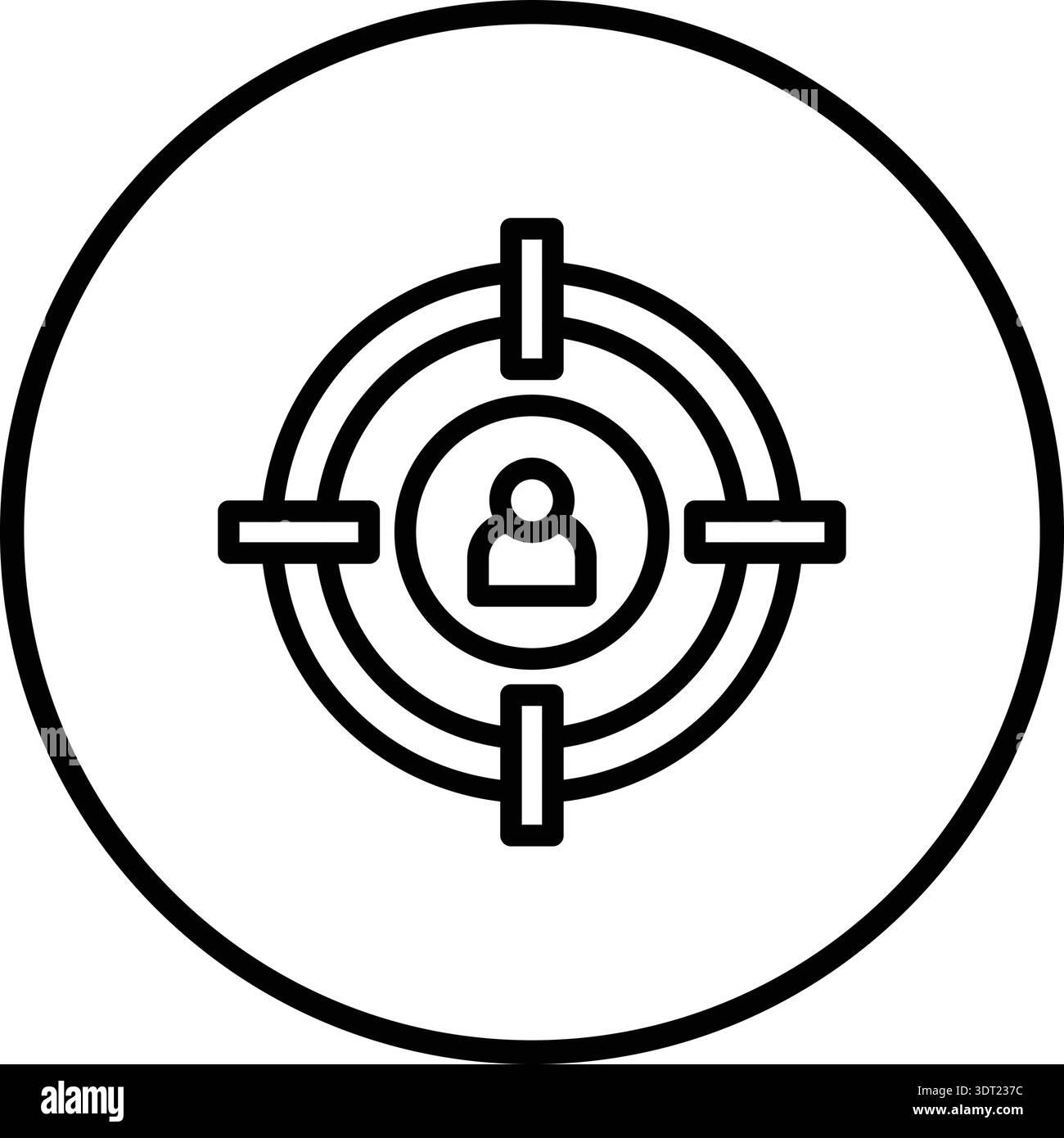 Head hunting Vector Icon Design Illustration Stock Vector