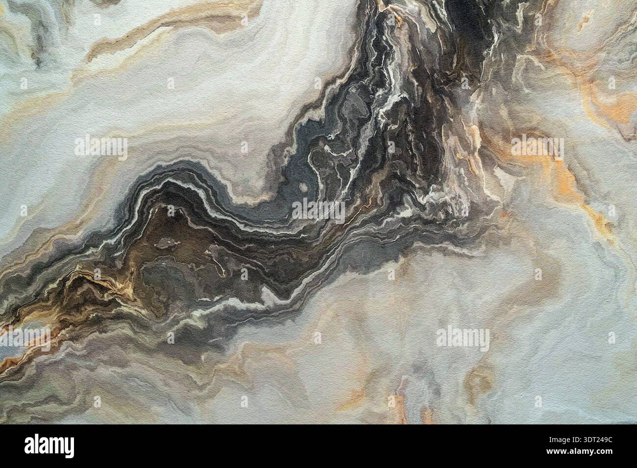 This image features a marble-imitated background with swirling natural patterns and earthy tones. Its abstract design emphasizes texture and organic m Stock Photo