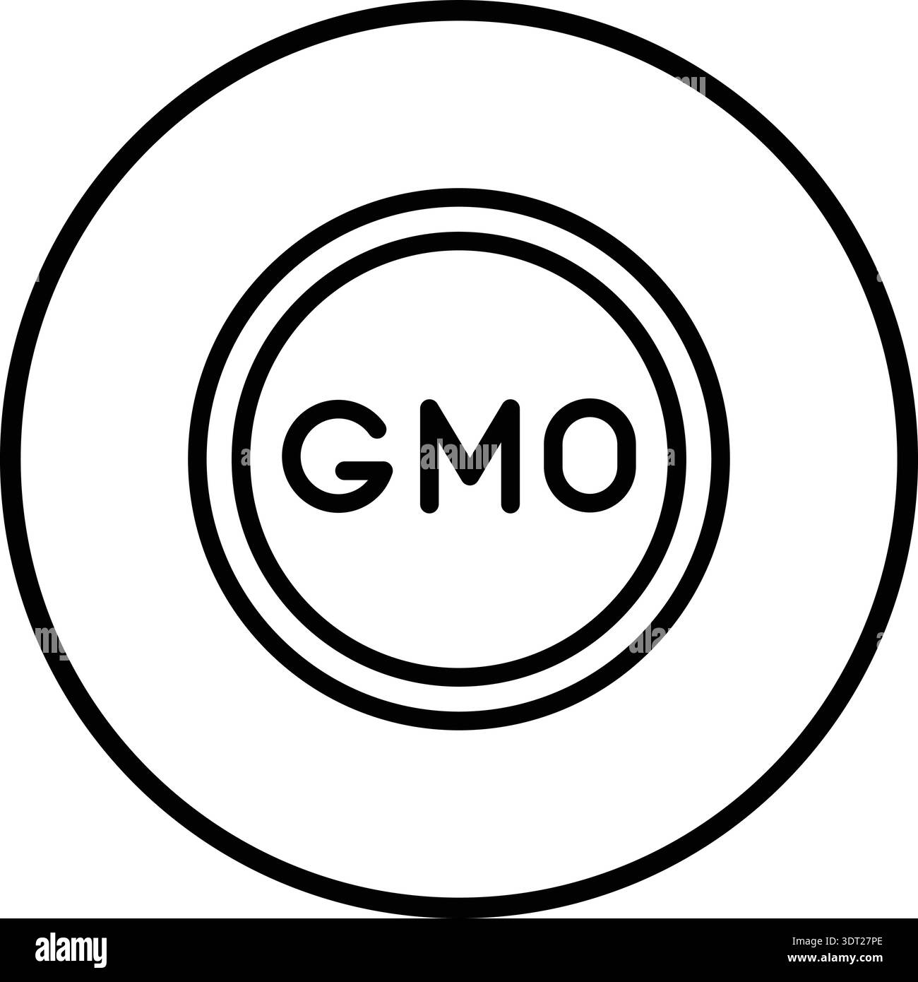 Gmo Vector Icon Design Illustration Stock Vector