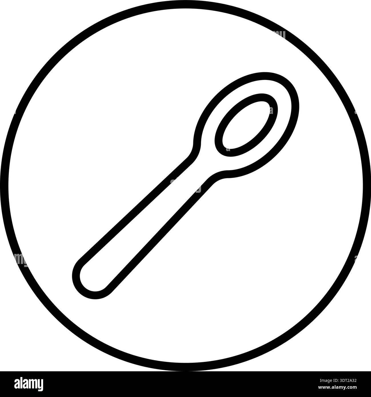 Spoon Vector Icon Design Illustration Stock Vector