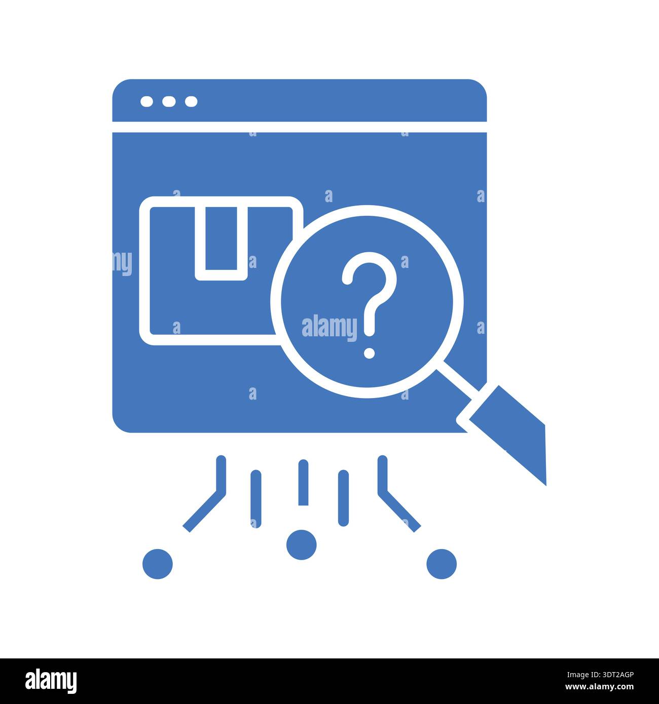 Demand forecasting color flat icon for digital and print projects ...