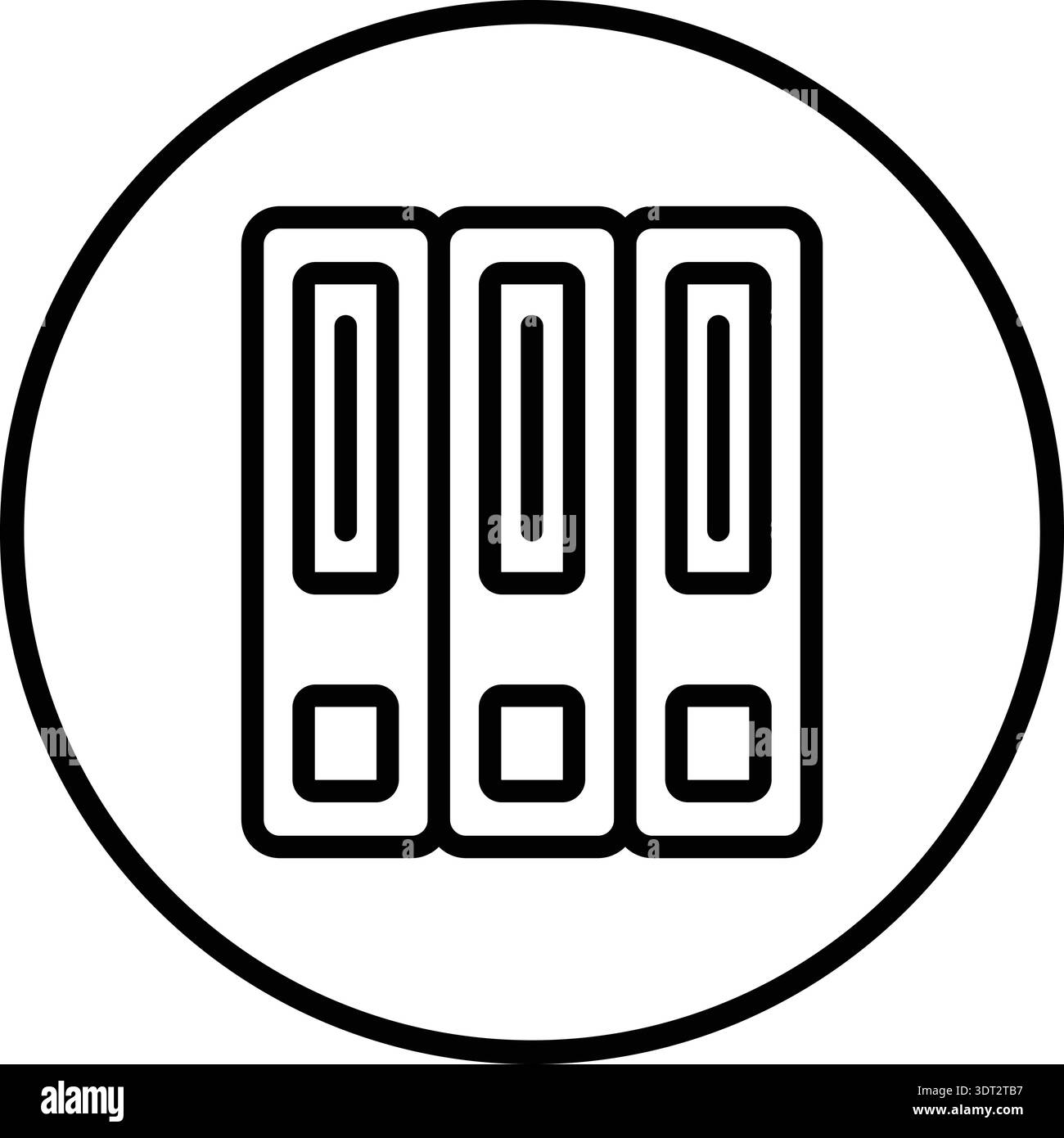 Folder Vector Icon Design Illustration Stock Vector