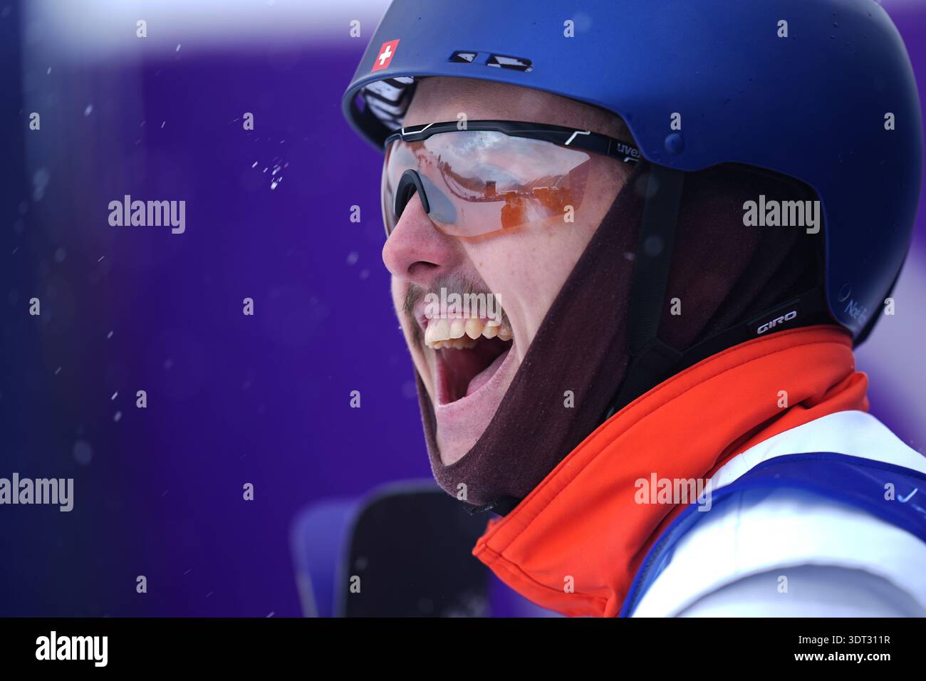 Noe Roth Designer Switzerland's Noe Roth reacts after his score during the men's ...